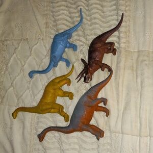 Imperial Vintage Dinosaurs Lot Of 4